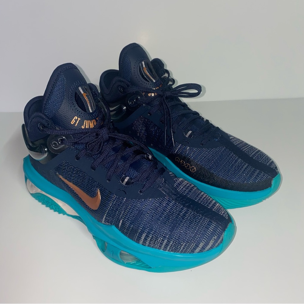 Nike Air Zoom GT Jump 2 Mens Size 8 Shoes Basketball Sneakers Obsidian Blue NEW